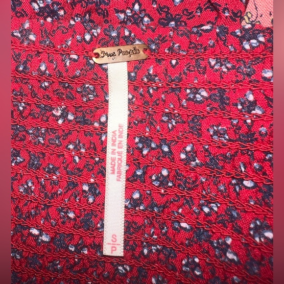 Free People Mixed Print Strapless Mini Dress - Picture 5 of 5